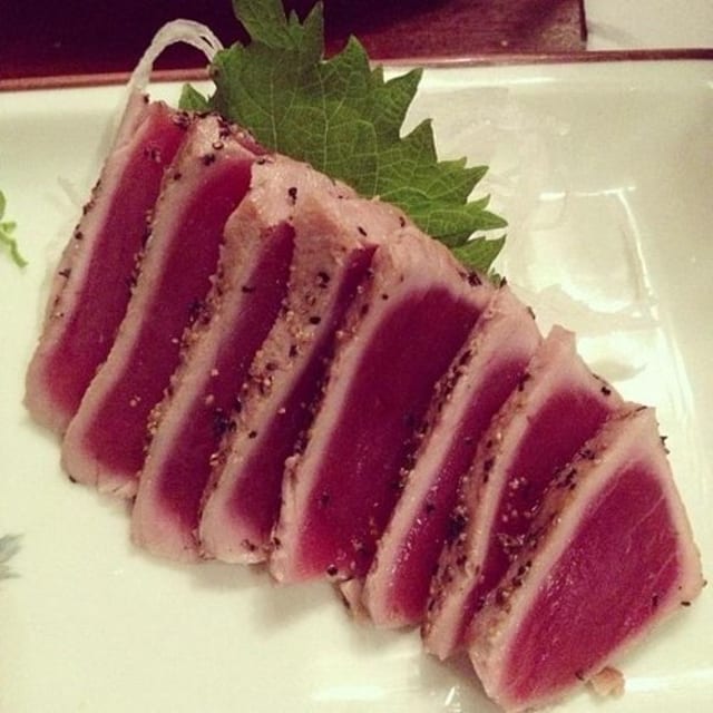 <Tuna Tataki* $12.