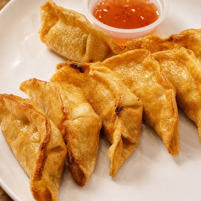 Fried Gyoza.
