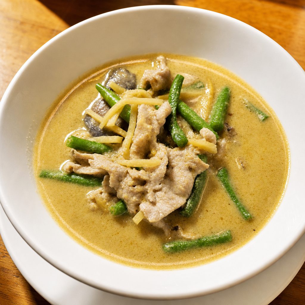 Green Curry + Side.