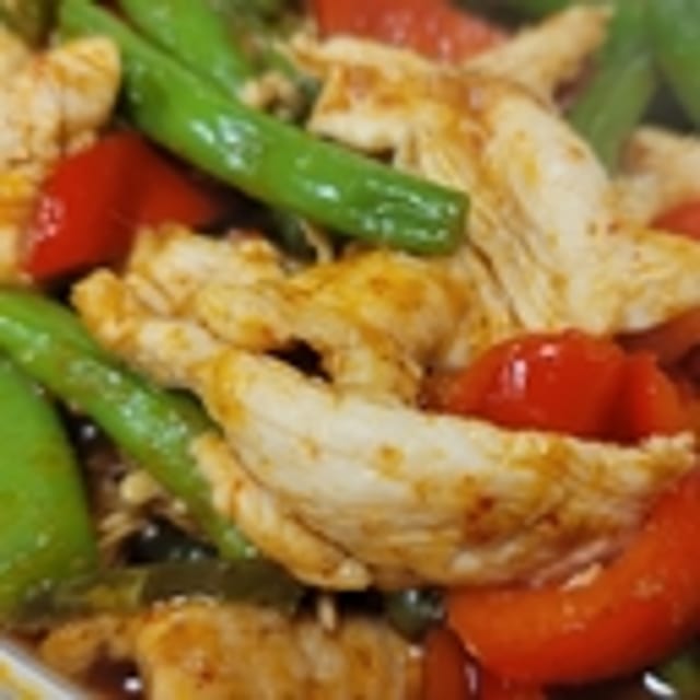 Prik Khing + Rice.