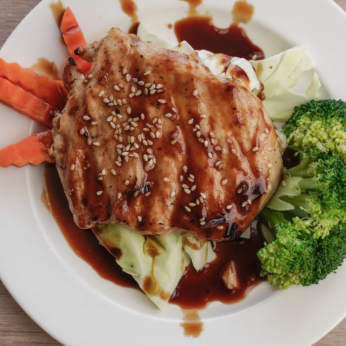 Chicken Teriyaki + Rice.