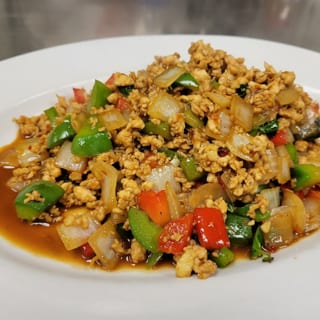 Basil Chicken + Rice