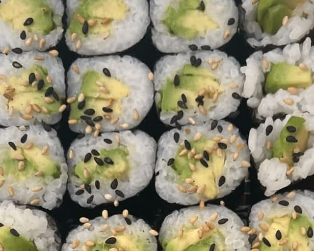 <Avocado Roll $8.